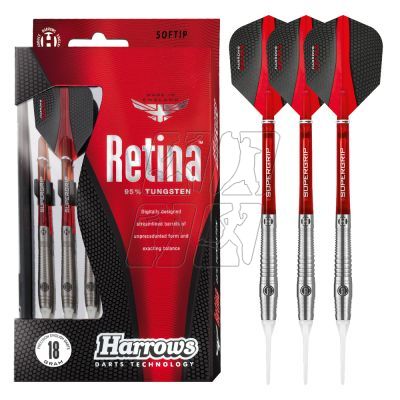 6. Darts Harrows Retina 95% Softip HS-TNK-000013266