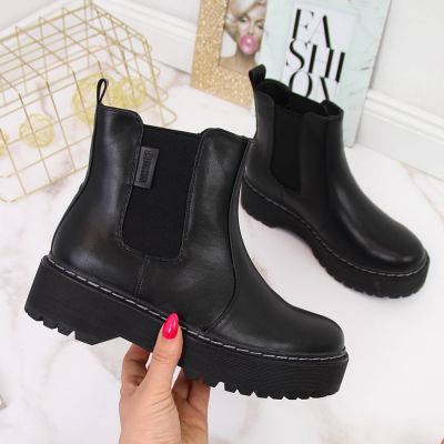 Big Star W II274101 insulated Chelsea boots, black 