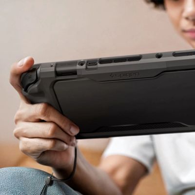 11. Spigen Rugged Armor Case for Nintendo Switch 2 - Matte Black