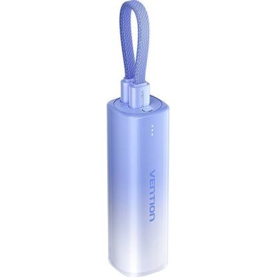 Vention 20W PD USB-C Lightning 5000 mAh powerbank blue gradient