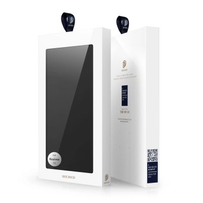 5. Dux Ducis Skin Pro Case Realme 11 Flip Card Wallet Stand Black