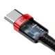 5. Baseus CATKLF-AL91 USB-C - USB-C PD QC cable 100W 5A 480Mb/s 2m - black and red