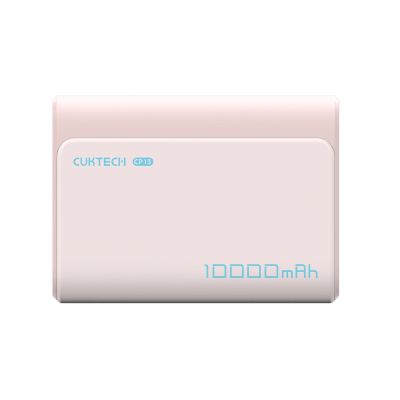 3. Powerbank Cuktech CP13 30W 10000mAh USB-C + USB-A - pink
