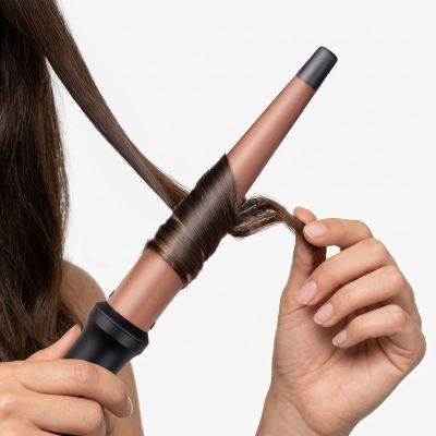 10. ELDOM HAIR CURLING IRON HS12 ZIA 45W ADJUSTMENT 120-200 DEGREES 5 PROGRAMS