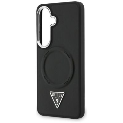 6. Guess Embossed Ring Triangle Logo MagSafe case for Samsung Galaxy S26 - black