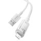 8. Baseus Explorer Series cable USB - Lightning 2.4A 2 m white (CATS010102)