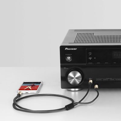 4. Ugreen audio cable mini jack 3.5 mm - 2 x jack 6.35 mm 2 m gray (AV126)