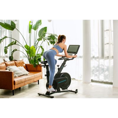 155. OVICX Q200X magnetic exercise bike with 15.6" TFT touchscreen, WIFI bluetooth & app