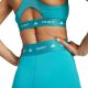 11. adidas Techfit Turquoise Women's Shorts JW7561