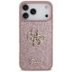 3. Guess Fixed Glitter Big 4G Case for iPhone 18 Pro Max / 17 Pro Max - Pink