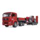 MAN TGA truck with low-bed trailer and Manitou MLT 633 Bruder telehandler