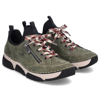 14. Comfortable Rieker W RKR610 green shoes