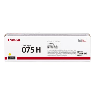 7. Canon 075 H Toner Cartridge 1pc Original Yellow
