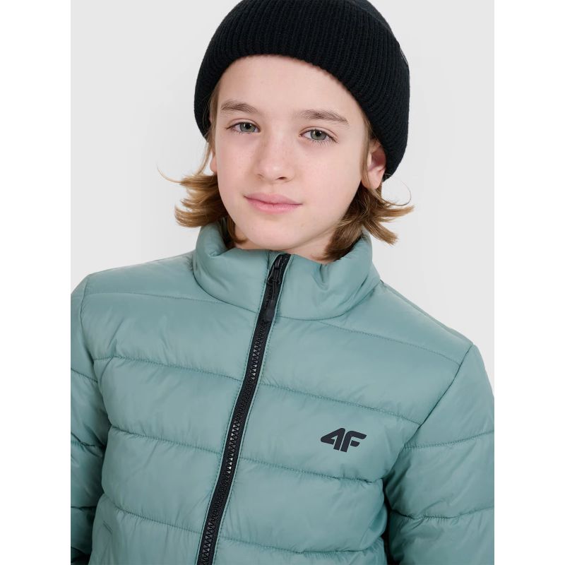 4. Boy's down jacket with synthetic filling 4F 4FJWSS25TDJAM520-41S