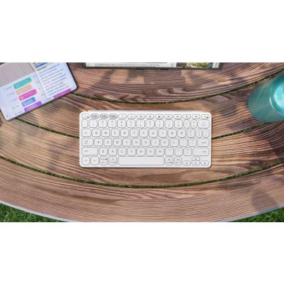 11. Logitech Keys-To-Go 2 QWERTY American International Bluetooth White