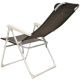 3. HIGH DELUXE CAMPING CHAIR WITH HEADREST ALUMINUM ANTHRACITE REDCLIFFS