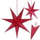 DECORATIVE PAPER STAR 60CM RED