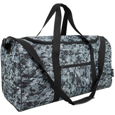 3. FITNESS/TRAVEL BAG A3032 BLACK CAMOUFLAGE SEMI LINE