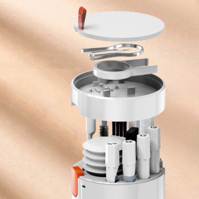 2. 20in1 Multifunctional Cleaning Kit for Headphones, Keyboards and Displays - White