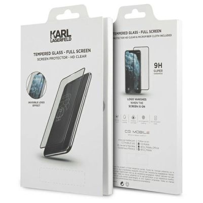 3. Karl Lagerfeld szkło hartowane KLSPP12MTR iPhone 12/12 Pro 6,1" Magic Logo