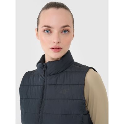 3. Women's down vest with synthetic filling 4F 4FWSS25TVJAF181-20S