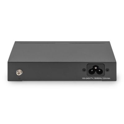 3. Digitus Gigabit Ethernet PoE Switch, 4 PoE ports + 1 uplink port, available PoE power: 60 W