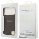 8. Guess Peony Hot Stamp MagSafe Case for iPhone 17 Pro Max - Brown