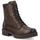 Brown women's leather worker boots Rieker 75800-25