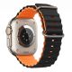 13. Tech-Protect IconBand Pro Strap for Apple Watch 4 / 5 / 6 / 7 / 8 / 9 / SE / Ultra 1 / 2 (42/44/45/49 mm) - Orange-Black