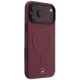4. Mercedes Leather 3D MagSafe Case for iPhone 17 Pro Max - Navy Blue