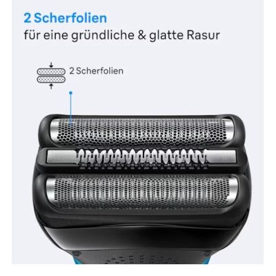 3. Braun Series 3 310s Foil Shaver Trimmer Black, Blue