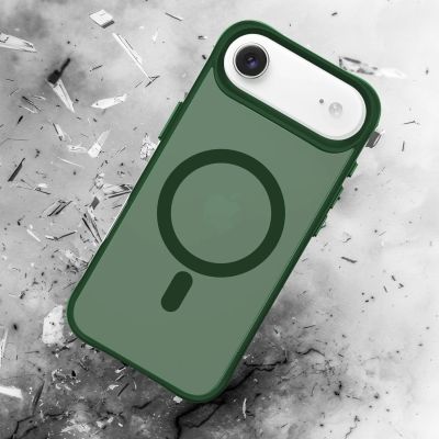 25. 3mk Smoke MagCase for iPhone Air - Green