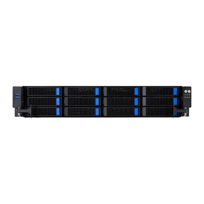 3. Asus Rack Platform (2U) RS521A-E12-RS12U AMD Epyc 9005/9004 (12x NVMe/SATA HS, 2xM.2, 2x1Gbe, IPMI, 1+1 1600W)