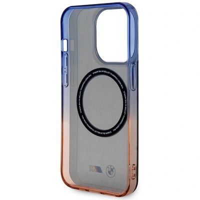 9. Case BMW BMHMP14LHTGE iPhone 14 Pro 6.1" grey/grey hardcase Gradient Bumper MagSafe