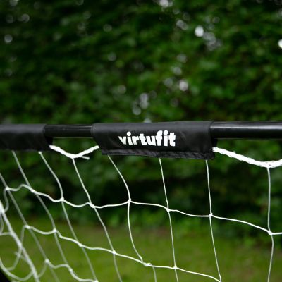 25. VIRTUFIT FOOTBALL GOAL WITH SHOOTING MAT - 215 X 150 CM