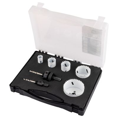Bi-metal hole saws 19-68 mm, set of 7