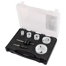 Bi-metal hole saws 19-68 mm, set of 7