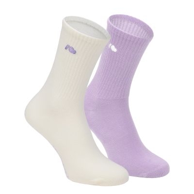 Kubota 2-pack cloud socks purple K25SS-300-001-10-2