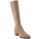 14. Beige Suede-Look Heeled Women’s Boots Sergio Leone KZ212