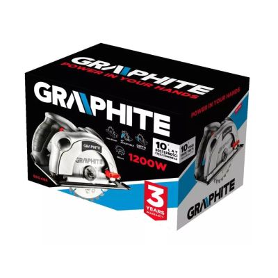 3. 1200W Graphite Circular Saw, 185mm Blade