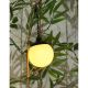 22. SOLAR LAMP PLASTIC BALL HANGING WITH CLIP 10X30CM