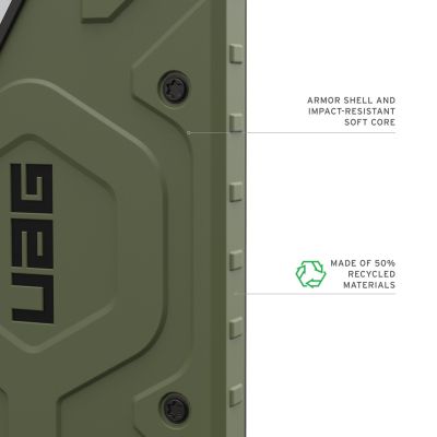6. Urban Armor Gear Pathfinder Mobile Phone Case 17.5 cm (6.9") Olive, Green