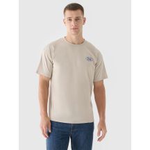 Men's oversized printed T-shirt 4F 4FRSS24TTSHM2535-83S