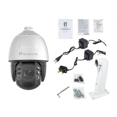 2. LevelOne IPCam32xZ 4MP/H.265/IR/20W/PoE/IP66 PTZ Dome Output