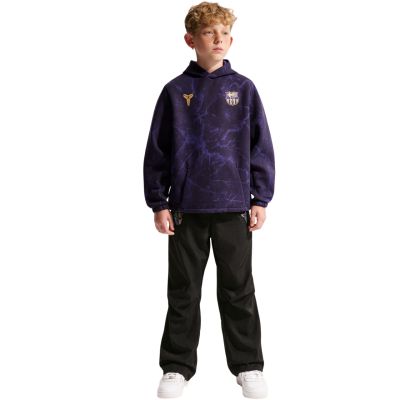 8. Nike FC Barcelona Kids' Sweatshirt Black and Purple IO4660 010
