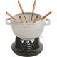Staub Fondue Set – 20 cm, White Truffle