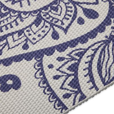 12. Gaiam Sustained Sundial Flower Yoga Mat 5mm 65732