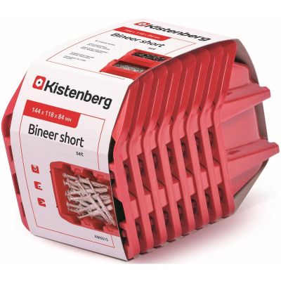 10. BINEER SHORT WORKSHOP BIN SET 8 PCS RED KISTENBERG