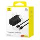 8. Baseus GaN5 30W Wall Charger with 100W USB-C to USB-C Cable - Black