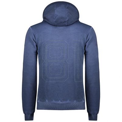 2. Geographical Norway Gymclass EO Tiedye Badge Sweatshirt M WU8270H-GNO-NAVY